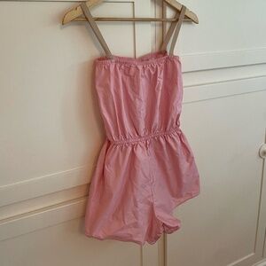 Bullet Pointe Pull on Micro Romper Pink XS